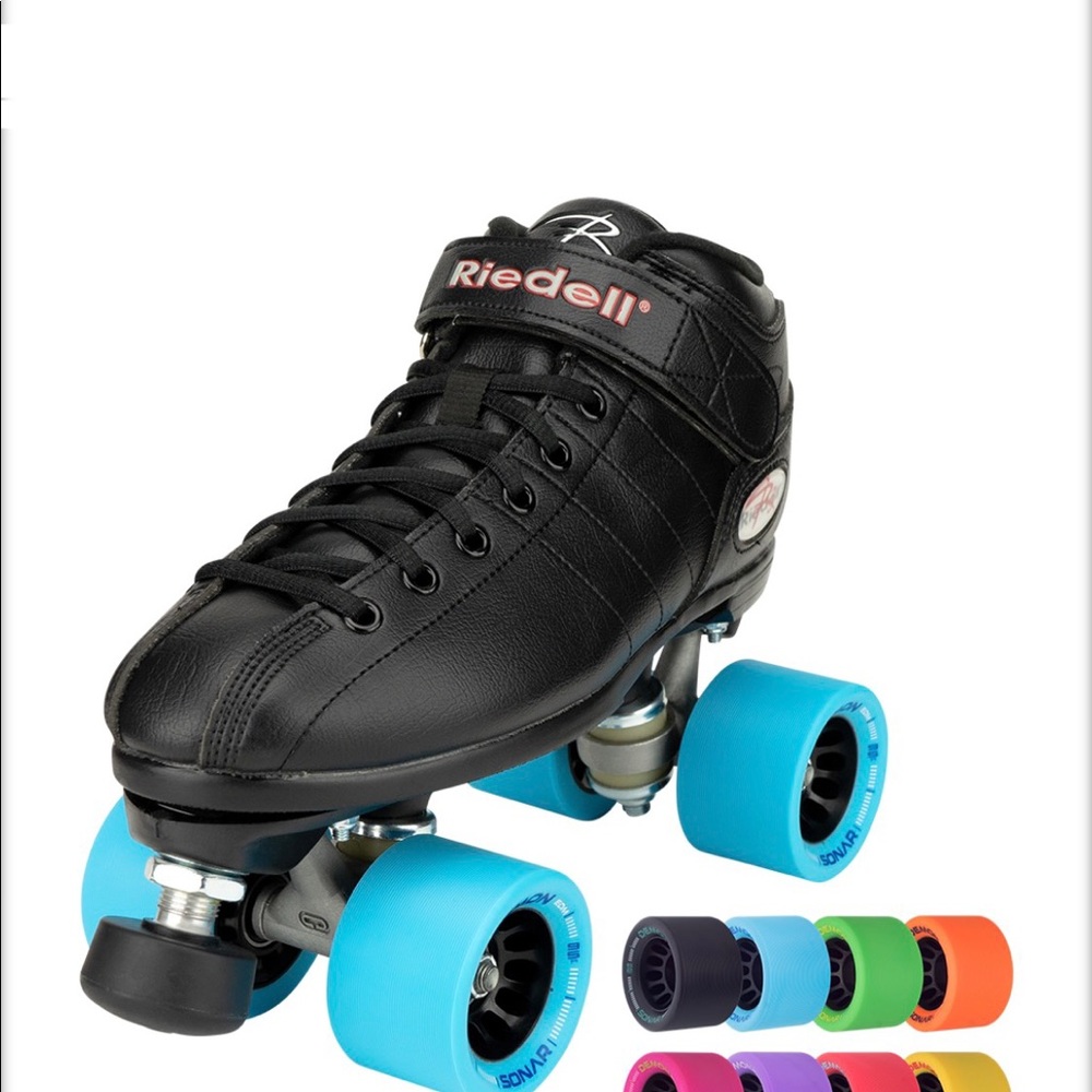 Riedell R3 Demon Roller Skate Set